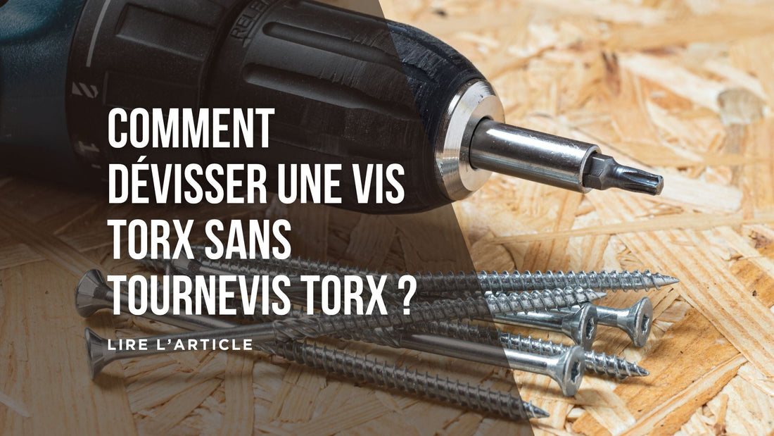 Comment dévisser une vis Torx sans tournevis Torx blog