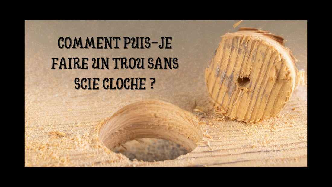 Comment puis-je faire un trou dans un carrelage pour une prise sans scie cloche ?