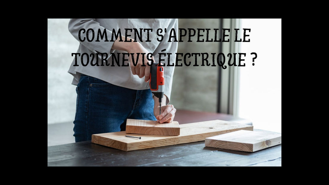 COMMENT S'APPELLE LE TOURNEVIS ELECTRIQUE ?