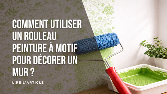 Comment utiliser un rouleau peinture à motif pour décorer un mur blog