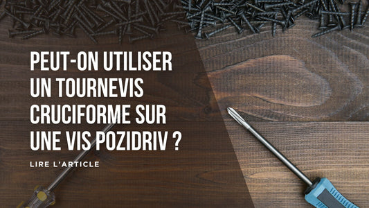 Peut-on utiliser un tournevis cruciforme sur une vis Pozidriv blog