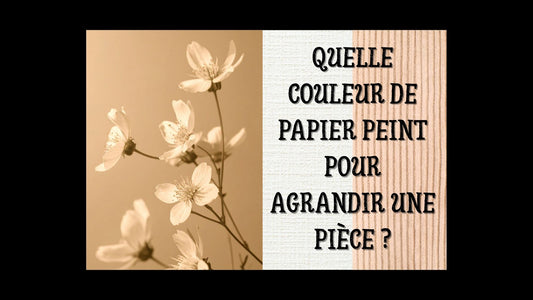 Quelle couleur de papier peint pour agrandir une pièce blog