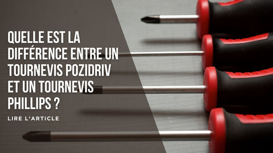 Quelle est la différence entre un tournevis Pozidriv et un tournevis Phillips blog
