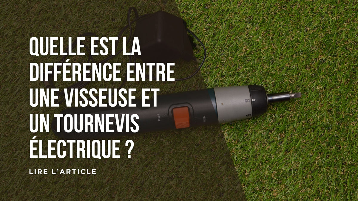 Quelle est la différence entre une visseuse et un tournevis électrique ...