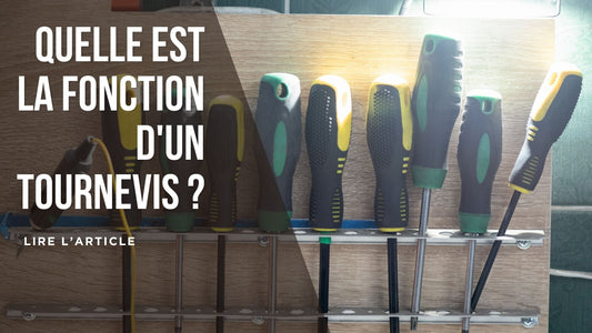 Quelle est la fonction d'un tournevis blog
