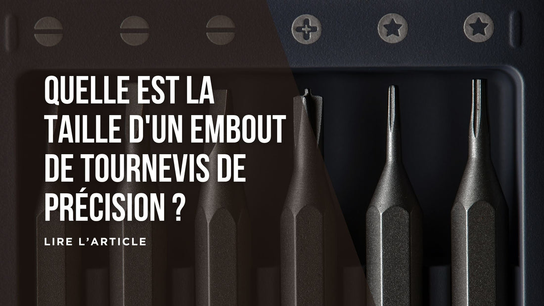 Quelle est la taille d'un embout de tournevis de précision blog
