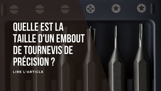 Quelle est la taille d'un embout de tournevis de précision blog