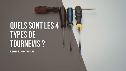 Quels sont les 4 types de tournevis blog