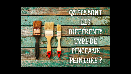 Quels sont les différents type de pinceaux peinture blog