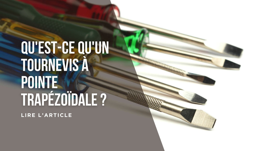 Qu'est-ce qu'un tournevis à pointe trapézoïdale blog
