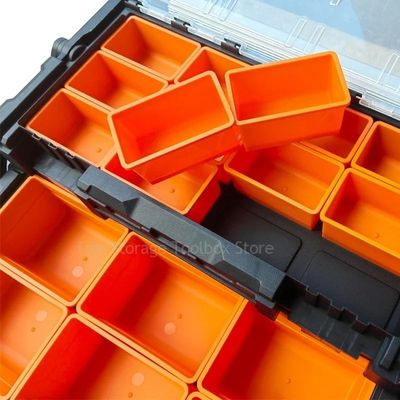 BOITE A OUTILS DOUBLE COUCHE COMPARTIMENT