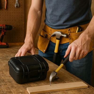 BOITE A OUTILS HYDROFUGE NOIR MARTEAU