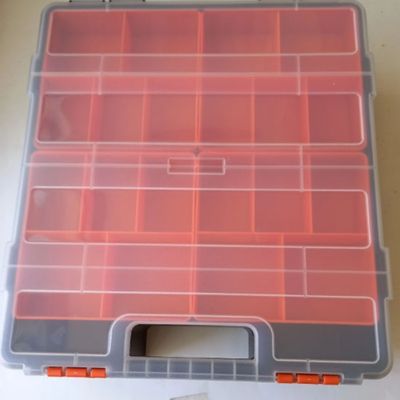 BOITE A OUTILS ORGANISATEUR DE COMPARTIMENTS TRANSPARENT