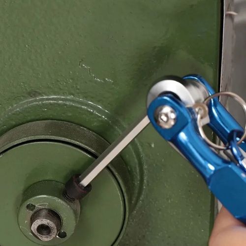 Clé allen pliante bleu vert