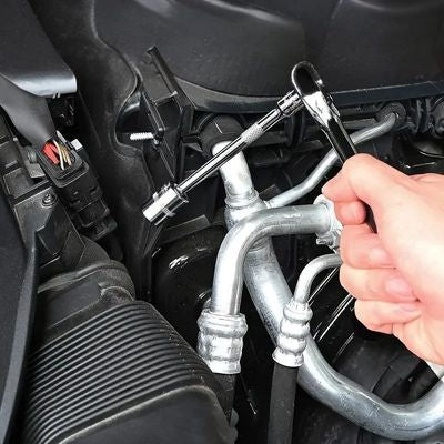 Clé à cliquet douille 46 pièces acier CRV moteur