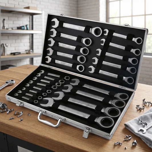 Clés plates Coffret 22 pièces 6-32mm mallette