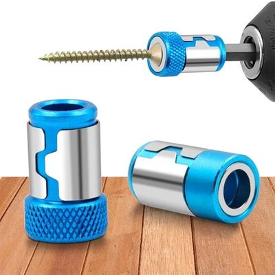 Embout pour visseuse  Magnétique avec guide bleu