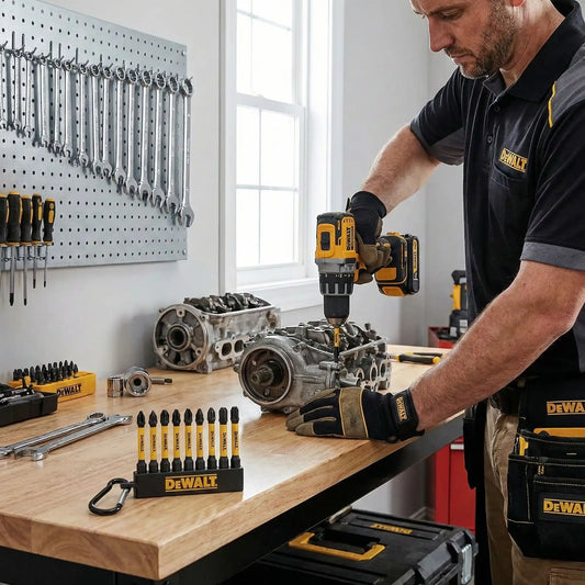 Embout pour visseuse Magnétique kit 10 pièces DeWalt jaune