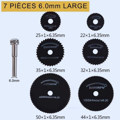 Lame-de-scie-circulaire-six-pieces