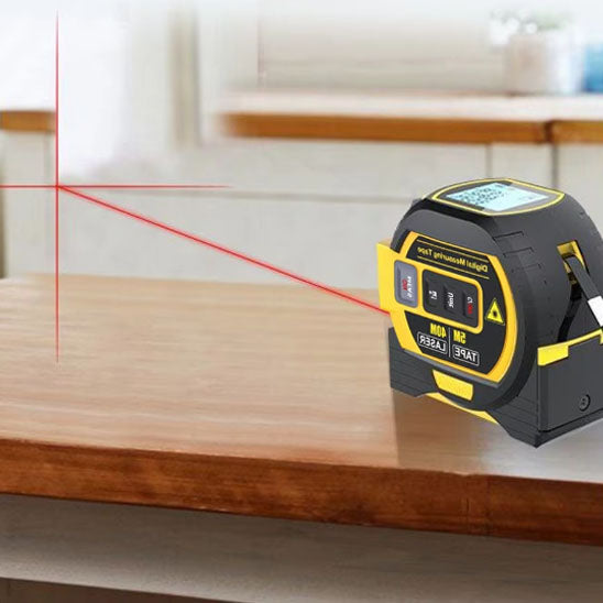 Mètre ruban laser contoir