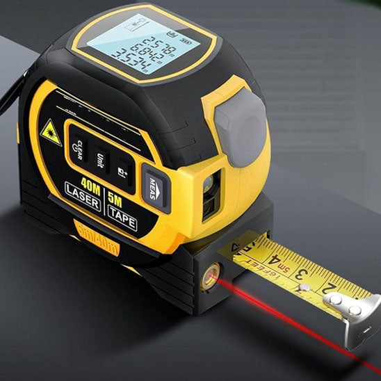 Mètre ruban laser rouge