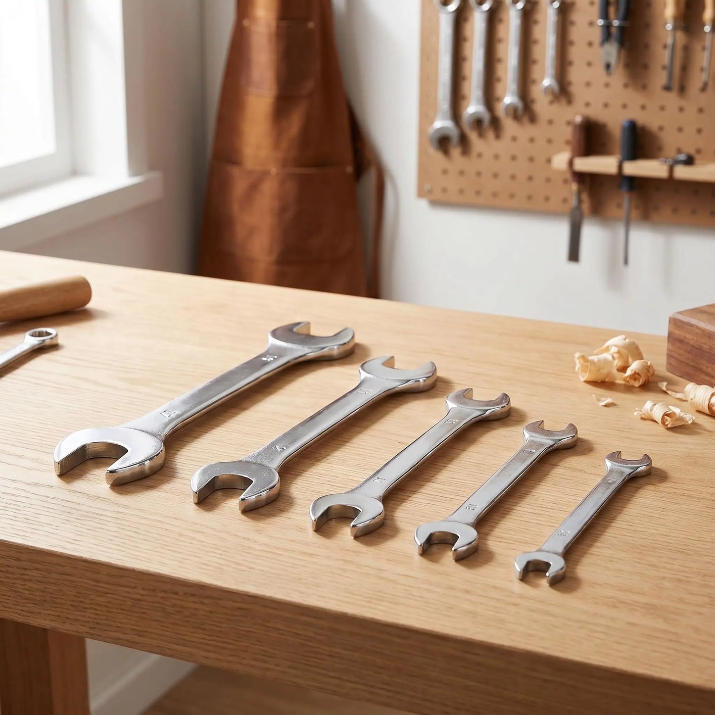 Mini clé plate Ensemble de 5 pièces établi