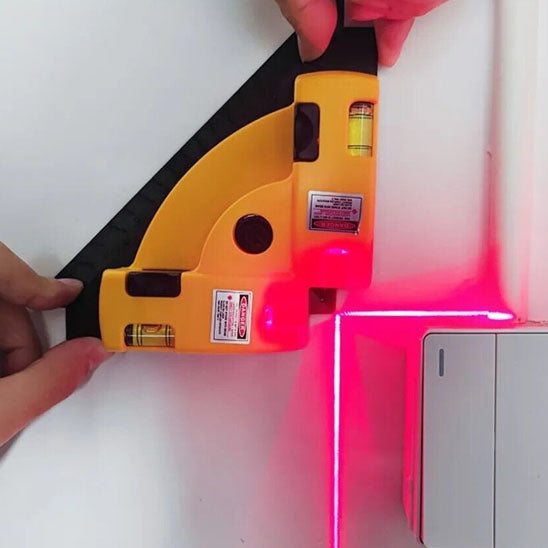 Niveau laser d'angle blanc