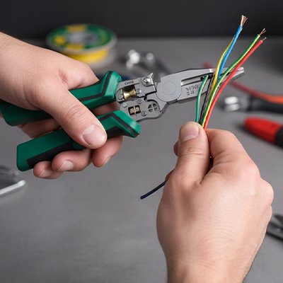 Pince à dénuder 9 en 1 vert