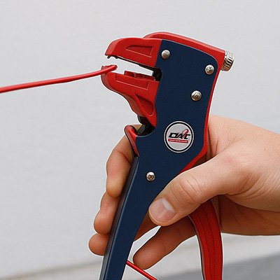 Pince à dénuder automatique de 0,2 à 6 mm rouge