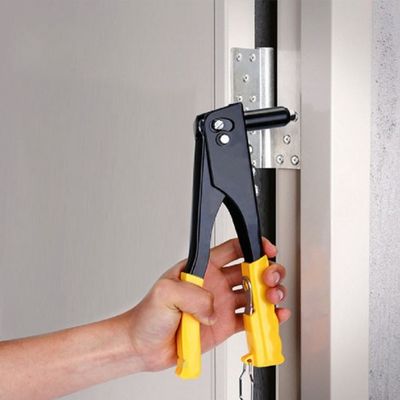 PINCE A RIVET JAUNE PORTE