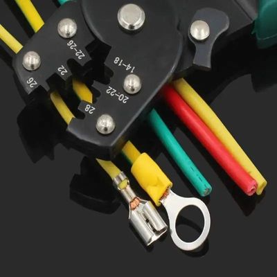 Pince à sertir verte jaune