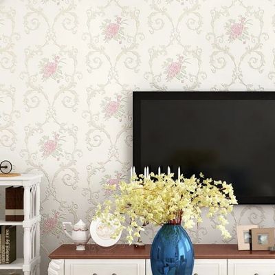 Papier peint fleuri Pour chambre à coucher meuble