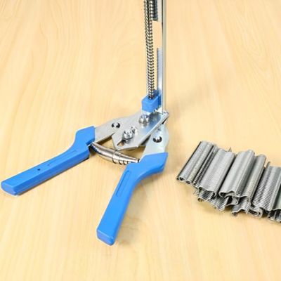 Pince à anneaux bleu