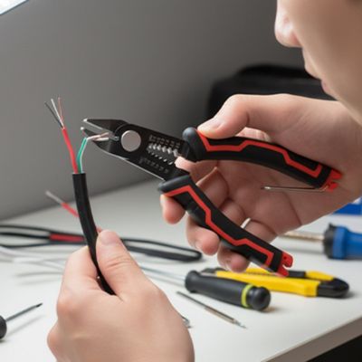 Pince coupante de calibre 20 10 AWG vert