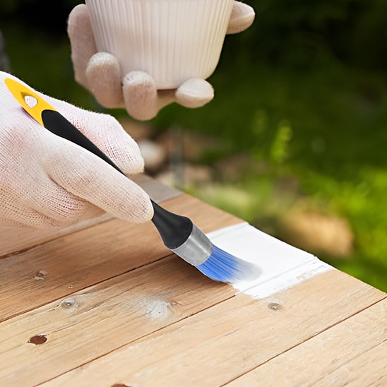 Pinceau à peinture léger et Durable rechampir blanc