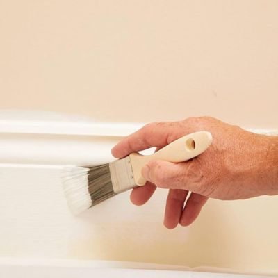 Pinceau peinture Blanc traine