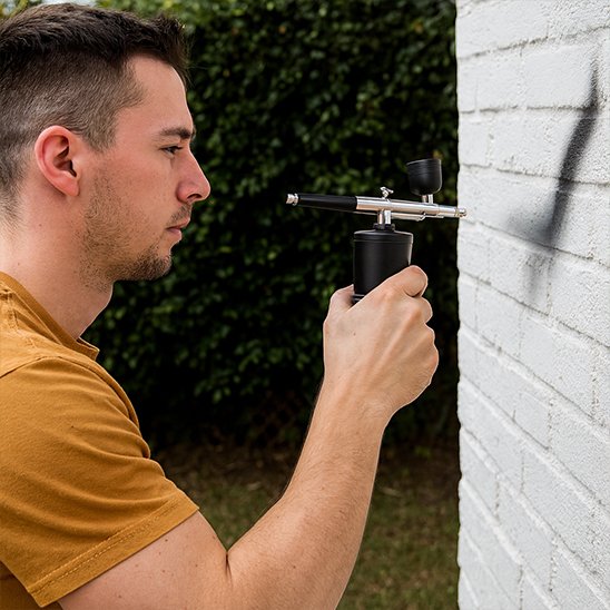 Pistolet peinture aérographe portable sans fil mur