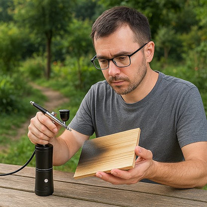 Pistolet peinture aérographe portable sans fil planche