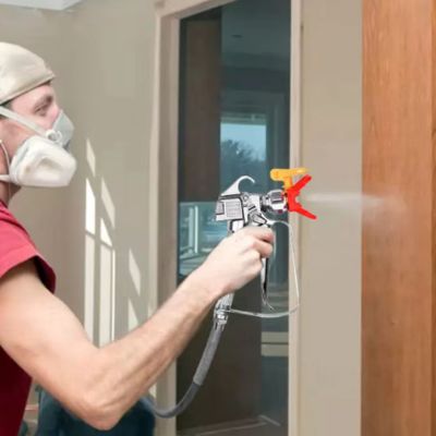 Pistolet peinture Airless porte