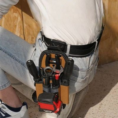 Porte outils Pochette de ceinture à clip rapide rouge