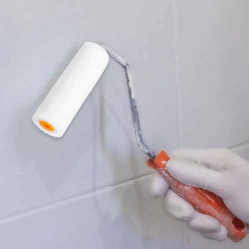Rouleau peinture Laqueur blanc douche