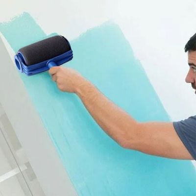 Rouleau-peinture-Multifonctionnel-bleu