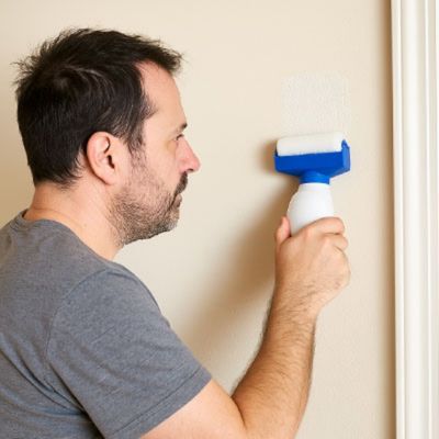Rouleau peinture pour réparation plâtre