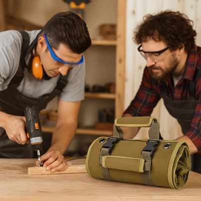 SAC A OUTILS A ROULEAU FERME BOIS