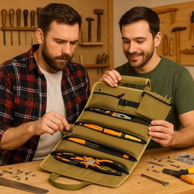 SAC A OUTILS A ROULEAU FERME KAKI