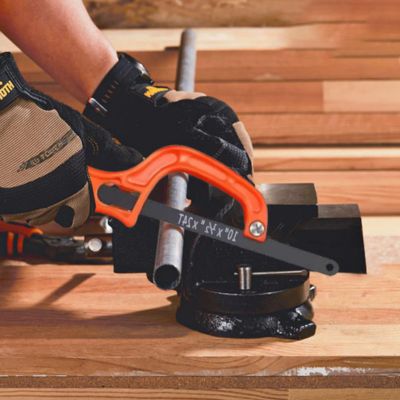 Scie à métaux ajustable orange hss