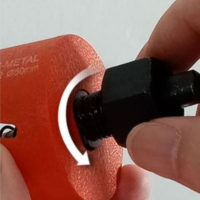 Scie cloche Bimétallique rouge 16 210mm tourner