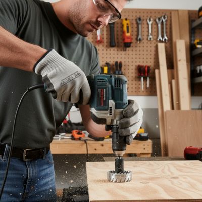 Scie cloche En acier inoxydable bois