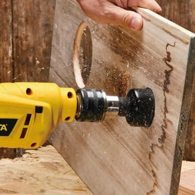 Scie cloche Ensemble de 11 pièces noir planche