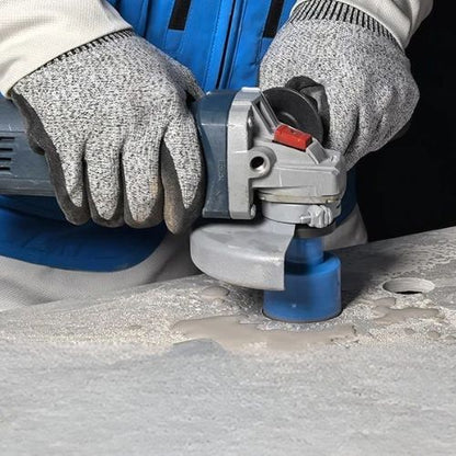 Scie cloche Foret diamant bleu pierre